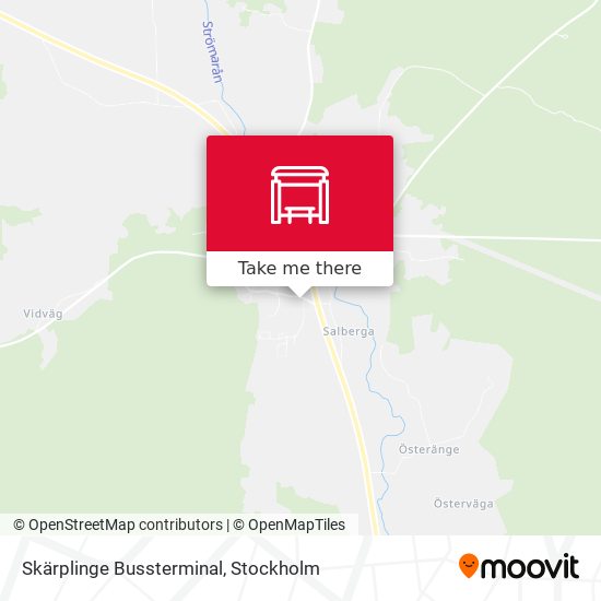 Skärplinge Bussterminal map