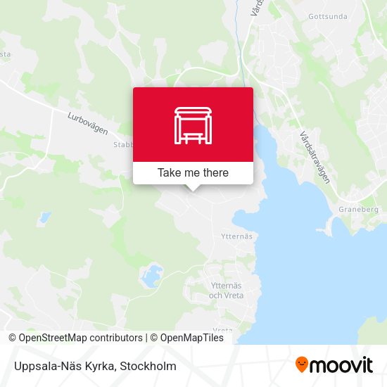 Uppsala-Näs Kyrka map