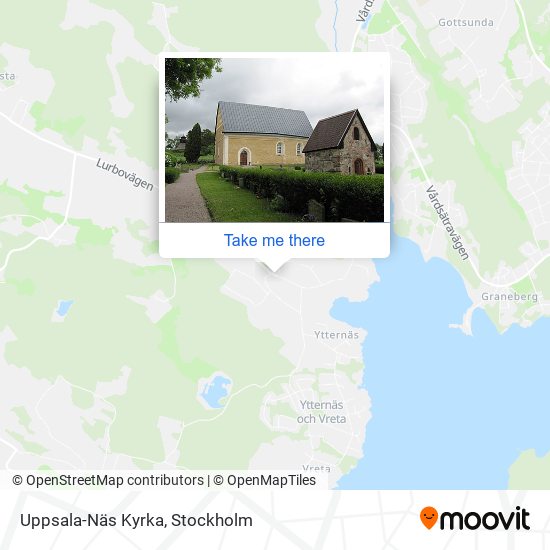 Uppsala-Näs Kyrka map