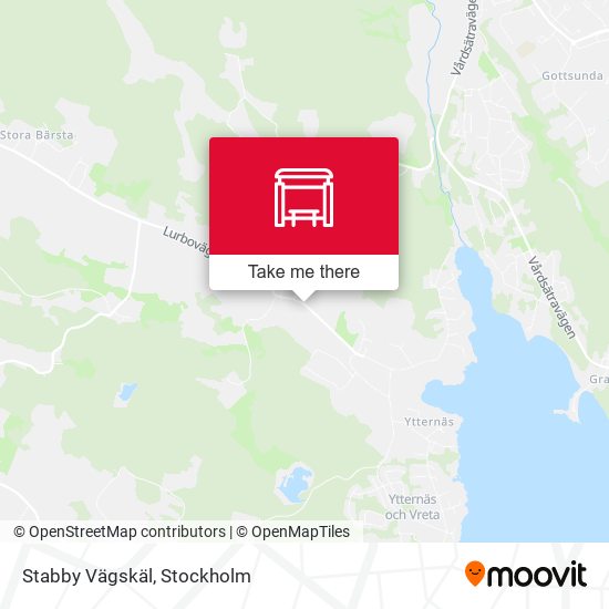 Stabby Vägskäl map