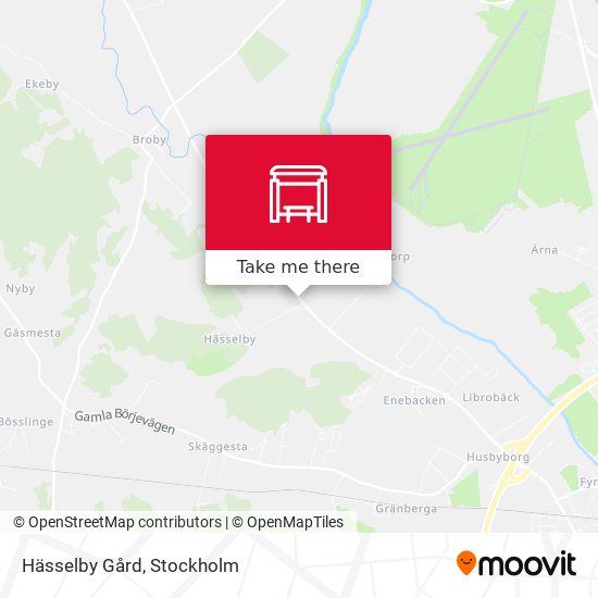 Hässelby Gård map