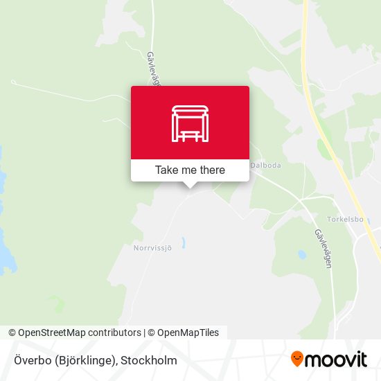 Överbo (Björklinge) map