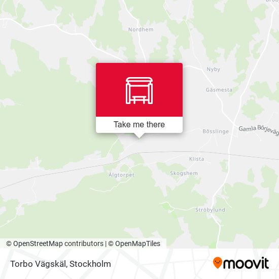 Torbo Vägskäl map