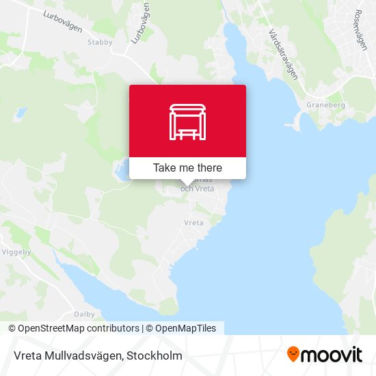 Vreta Mullvadsvägen map