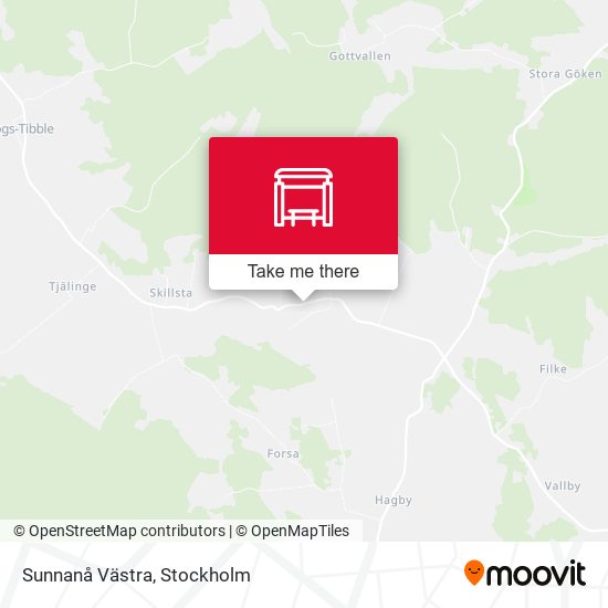 Sunnanå Västra map