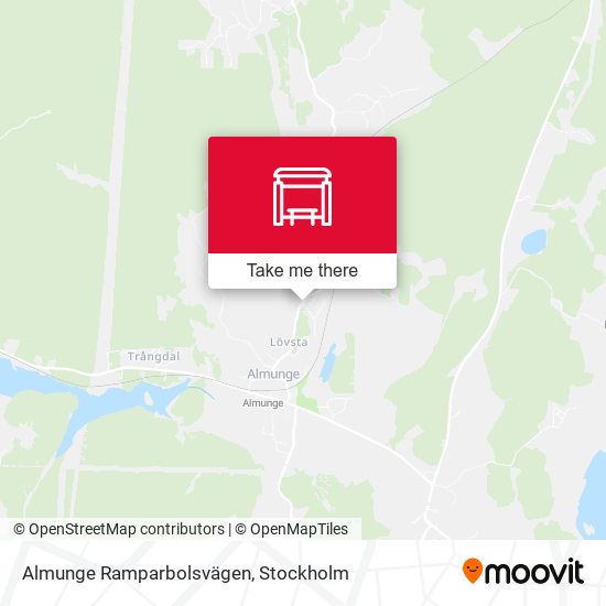 Almunge Ramparbolsvägen map