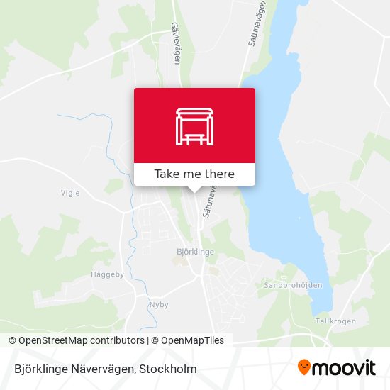 Björklinge Nävervägen map