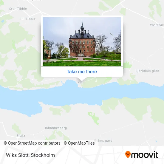 Wiks Slott map