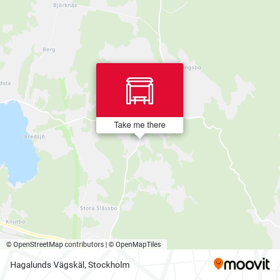 Hagalunds Vägskäl map