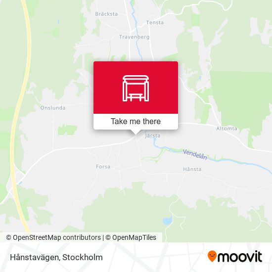 Hånstavägen map