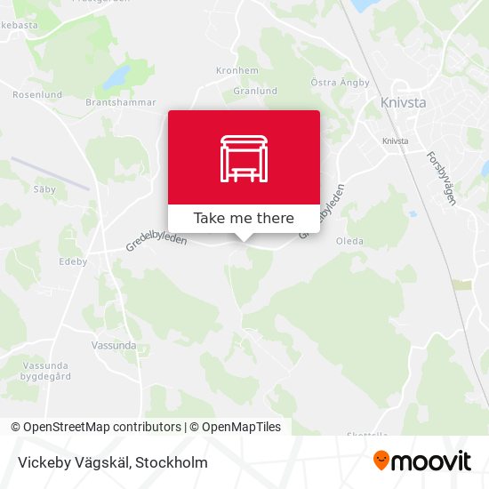 Vickeby Vägskäl map