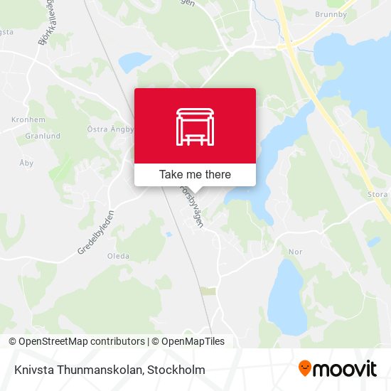 Knivsta Thunmanskolan map