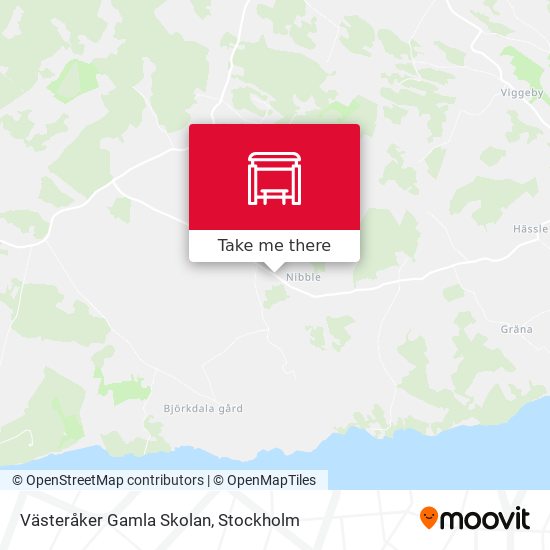 Västeråker Gamla Skolan map