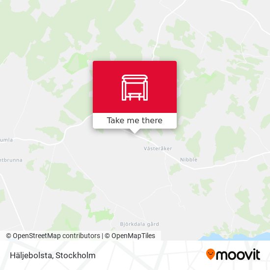 Häljebolsta map