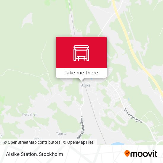 Alsike Station map
