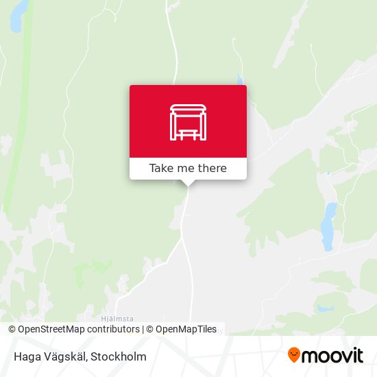 Haga Vägskäl map