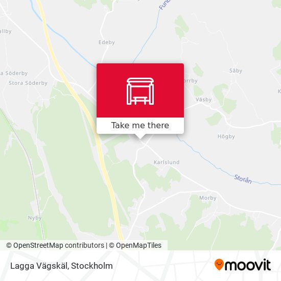 Lagga Vägskäl map
