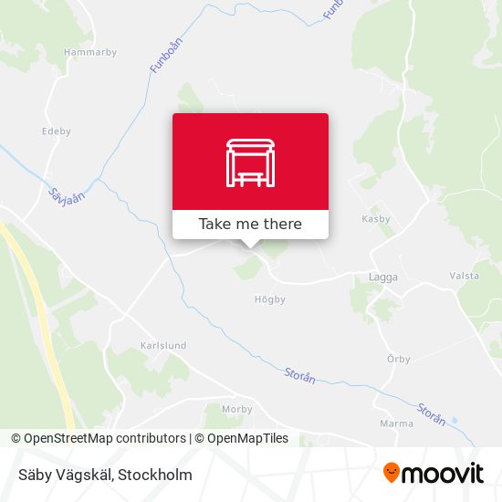 Säby Vägskäl map
