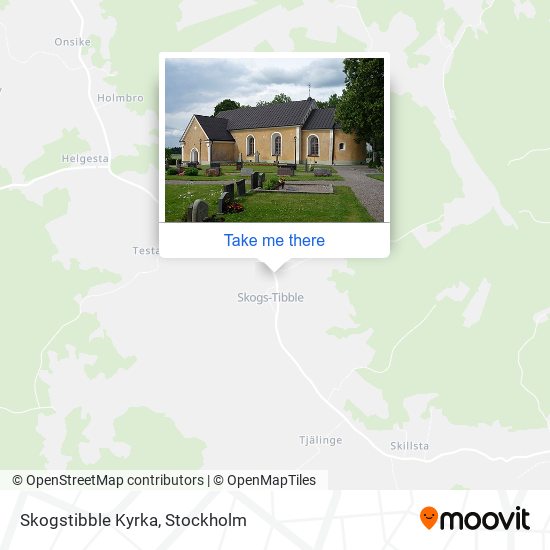 Skogstibble Kyrka map