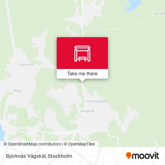 Björknäs Vägskäl map