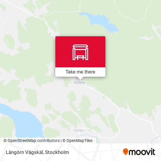 Långörn Vägskäl map