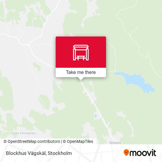 Blockhus Vägskäl map