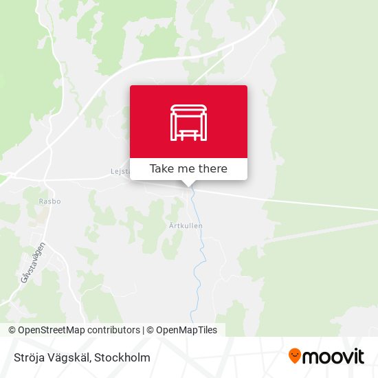 Ströja Vägskäl map