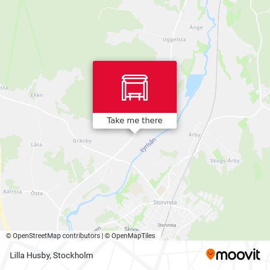 Lilla Husby map