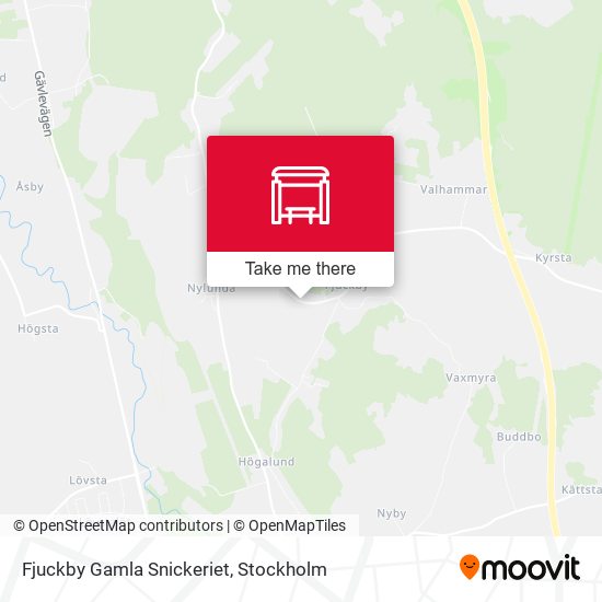 Fjuckby Gamla Snickeriet map