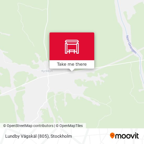 Lundby Vägskäl (805) map