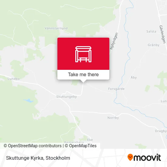 Skuttunge Kyrka map