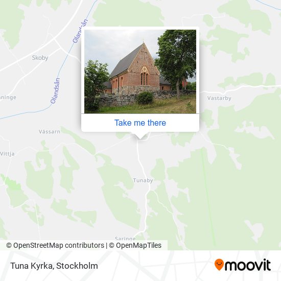 Tuna Kyrka map