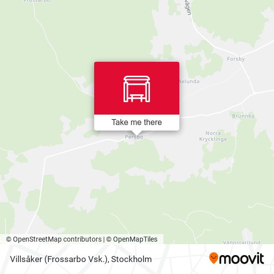 Villsåker (Frossarbo Vsk.) map