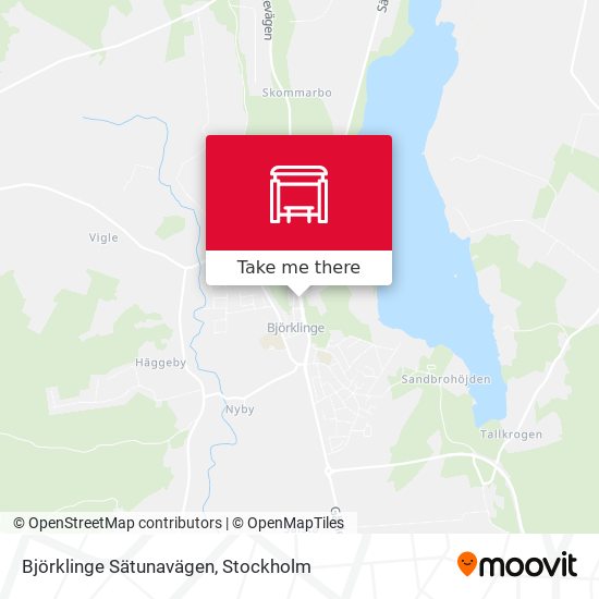 Björklinge Sätunavägen map