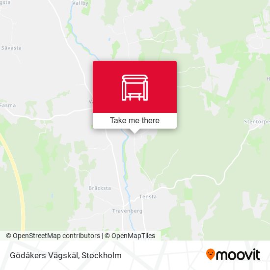 Gödåkers Vägskäl map