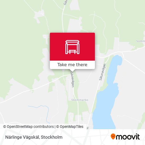 Närlinge Vägskäl map