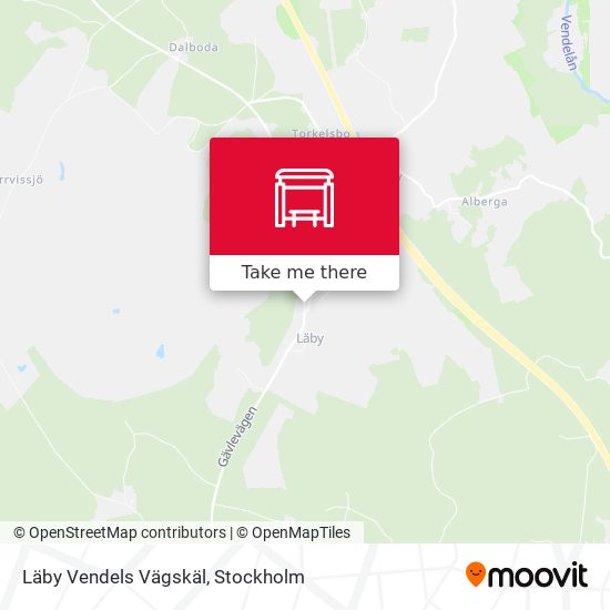 Läby Vendels Vägskäl map