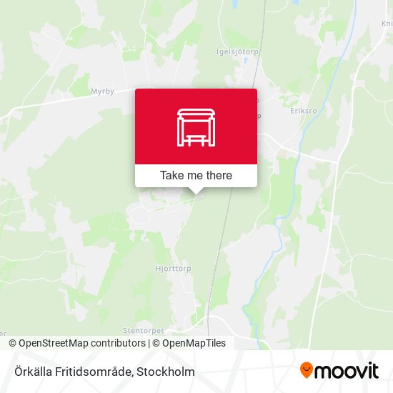 Örkälla Fritidsområde map