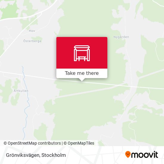 Grönviksvägen map
