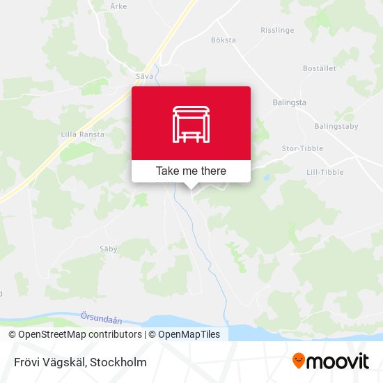 Frövi Vägskäl map