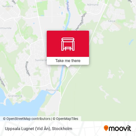 Uppsala Lugnet (Vid Ån) map