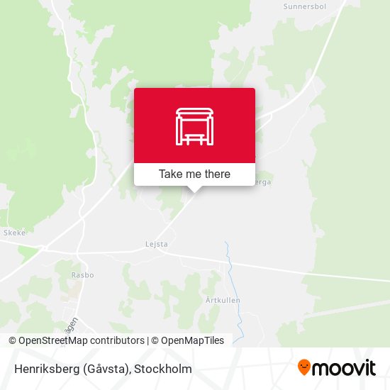 Henriksberg (Gåvsta) map