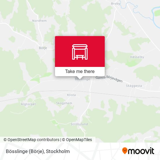 Bösslinge (Börje) map