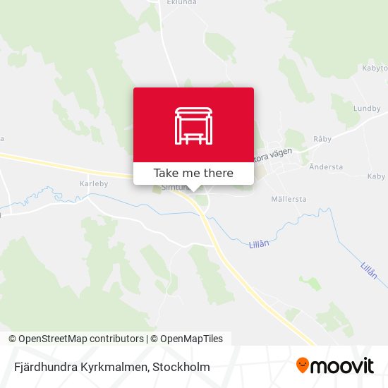 Fjärdhundra Kyrkmalmen map