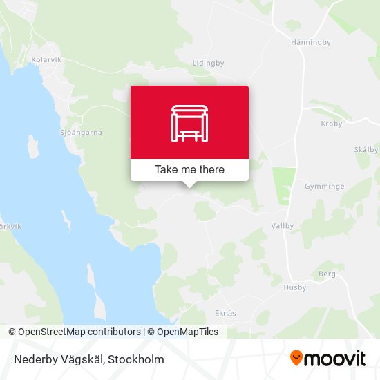 Nederby Vägskäl map