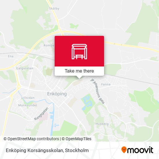 Enköping Korsängsskolan map