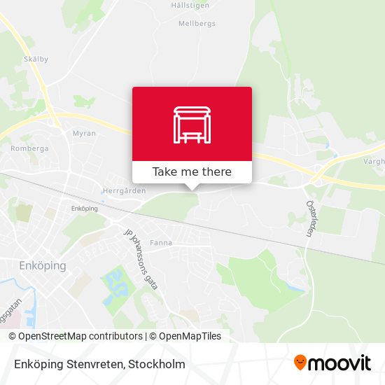 Enköping Stenvreten map