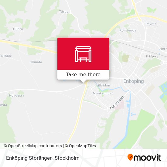 Enköping Storängen map