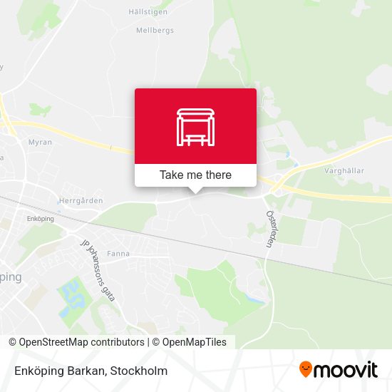 Enköping Barkan map