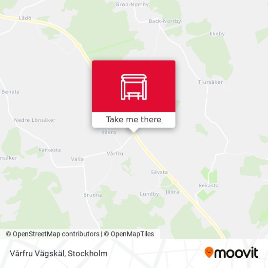 Vårfru Vägskäl map